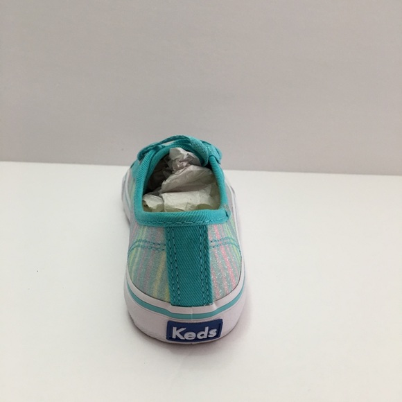 Keds Girl Double Up Turquoise Sugar Dip Sneaker - Picture 5 of 5